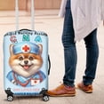 thumbnail image 4 of Just a Certified Nursing Assistant Cna Who Loves Her Pomeranian Travel Luggage Cover Pom Dog Lover Gifts Suitcase Dust Protective Decor - 00003, 4 of 5