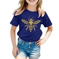 thumbnail image 4 of TZEWGL Tees For Infnat Short Sleeve Cartoon Printed Round Neck Top For Toddlers size 3-4T, 4 of 5