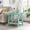 Teal, variant on Wood Shelf End Table, Red