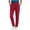 Red, variant on Busydd Scrubs Pants for Women Solid Color Multi Pockets Scrub Pants Elastic Waist Drawstring Trousers Pants L