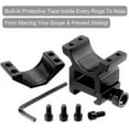 thumbnail image 5 of 1'' inch High/Middle Profile Scope Rings for Picatinny Weaver Mounts Heavy Duty, 5 of 13