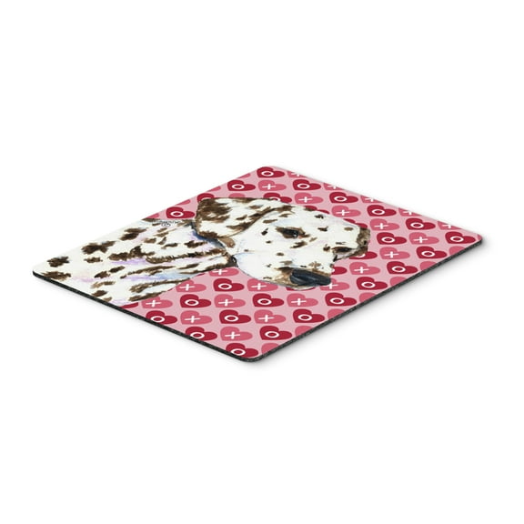Carolines Treasures SS4469MP "Dalmatian Hearts Love and Valentines Day Portrait Mouse Pad Hot Pad or Trivet" Large