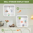 thumbnail image 4 of Threns Wall-Mounted Doll Storage Box Versatile Doll Display Case Clear Acrylic Display and Storage Box for Little Figures, 4 of 10