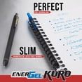 thumbnail image 3 of Pluma de Gel Pentel EnerGel Kuro 0.7 mm Tinta Azul Paquete con 8, 3 of 5