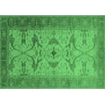 thumbnail image 1 of Ahgly Company Indoor Rectangle Oriental Emerald Green Traditional Area Rugs, 8' x 12', 1 of 4