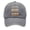 Gray, variant on Unisex Retro Washed Baseball Hats Soft Cotton Animals Embroidery Sun Hat for Men Women