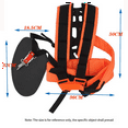 thumbnail image 4 of Trimmer Shoulder Strap Padded Universal Adjustable Weed Eater Harness Double Shoulder Harness for Weed Trimmer Gray, 4 of 6