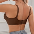 thumbnail image 7 of Tisuna Push Up Bra For Women Solid Color Standard Straps Wireless Bralette Soft Casual Female Sport Underwear Brassiere Brown, 7 of 7