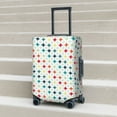 thumbnail image 5 of Uemuo Colorful Geometric Printed Washable Luggage Cover - Fashion Suitcase Protector Fits 18-32 Inch Luggage -X-Large, 5 of 9