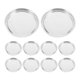 thumbnail image 1 of unbranded 10Ud Pans De Aluminio Para Análisis De Humedad En Laboratorios Agricultura Alimentos, 1 of 8