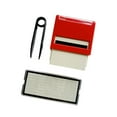 thumbnail image 4 of YsXoWiui Self Inking Stamp Set Letter Alphabet Inking Stamp DIY Custom for 18mmx47mm, 4 of 9