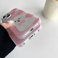 thumbnail image 6 of Cute Cartoon Dog Puppy Bow Marbling Shell Texture Soft Phone Case Compatible with iPhone Case (Pink,iPhone 15), 6 of 6