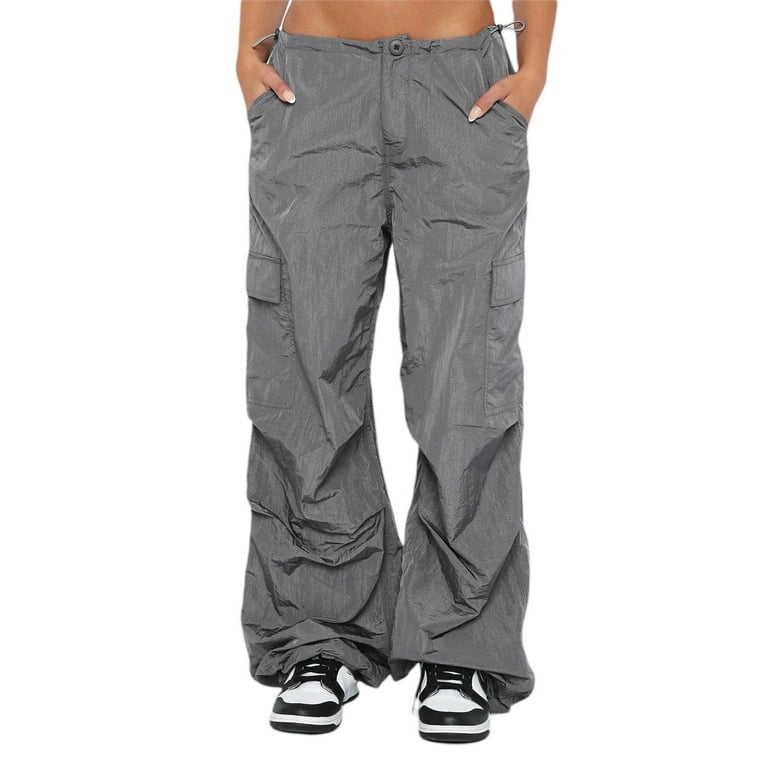 DDAPJ pyju Womens Bootcut Yoga Pants,Plus Size Workout Gym Sweatpants  Straight Wide Leg Cargo Trousers with Pockets