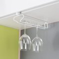 thumbnail image 4 of Rack Holder Under Cabinet Wine Glass Holder Stemware Rack No Drilling, 4 of 5