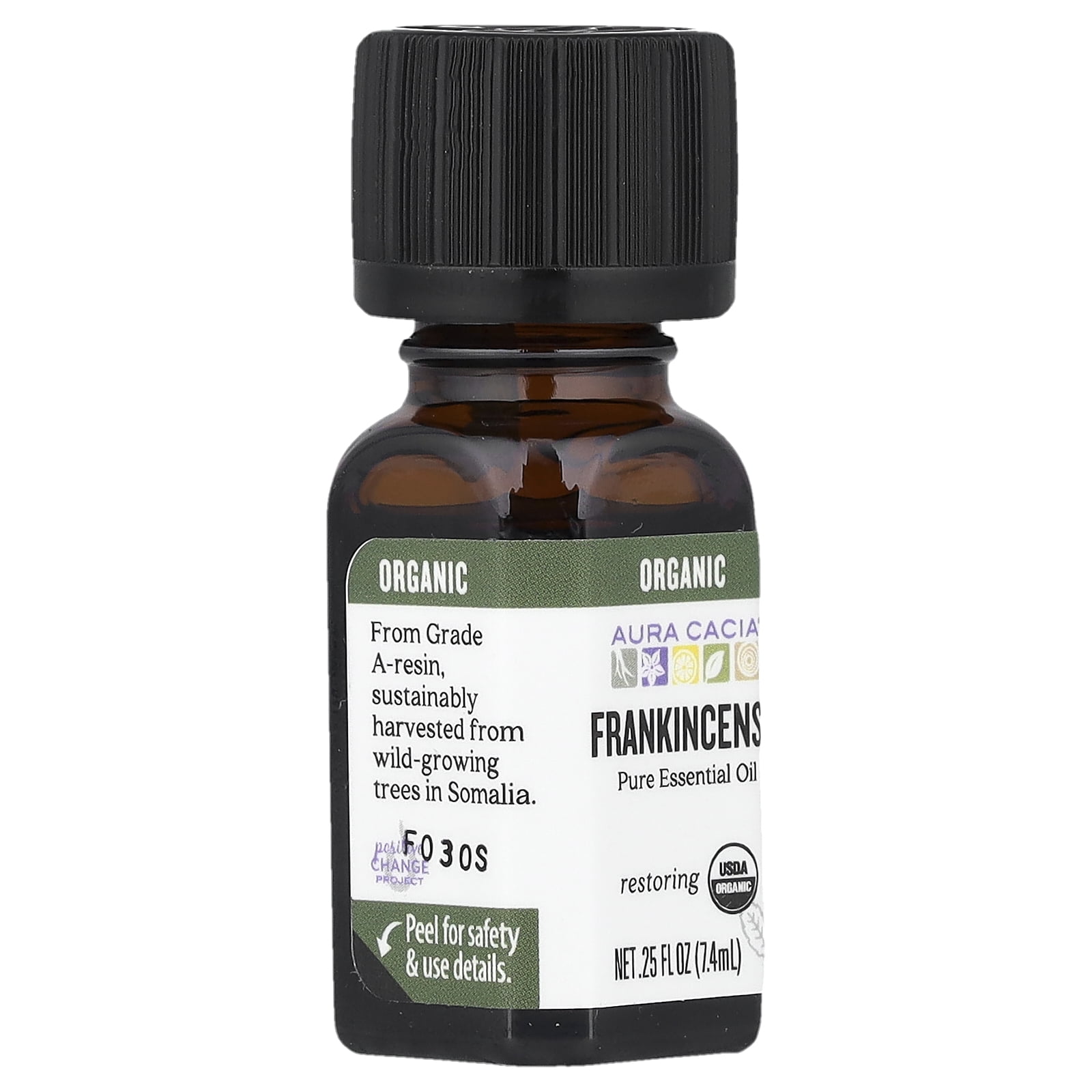 Aura Cacia Organic Essential Oil Frankincense 0.25 fl oz Liq