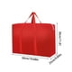 thumbnail image 3 of Bolsa de viaje roja de almacenamiento grande, 3 of 4
