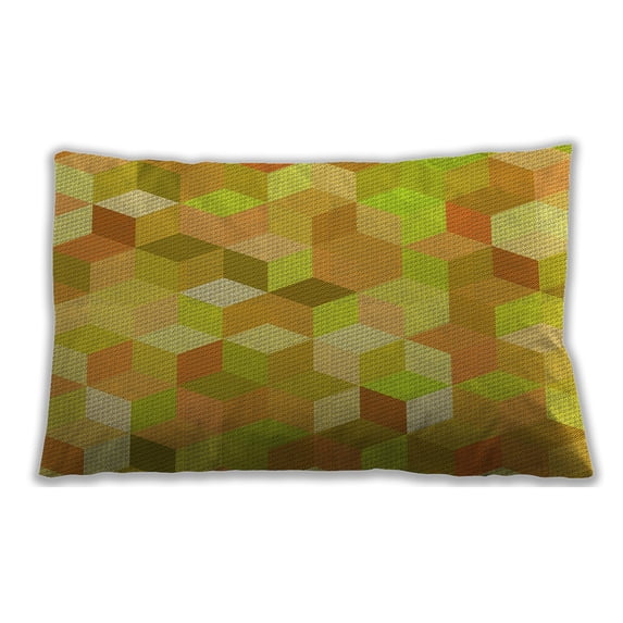 Ahgly Company Indoor Rectangular Contemporary Lumbar Throw Pillow, 13 inch by 19 inch