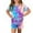 PurpleA, variant on Tdoqot Girls Outfit Sets- Fashion Short Sleeve Tie-Dye Kids Summer Clotehs Sweat Shirts and Shorts Pink Size 4-16