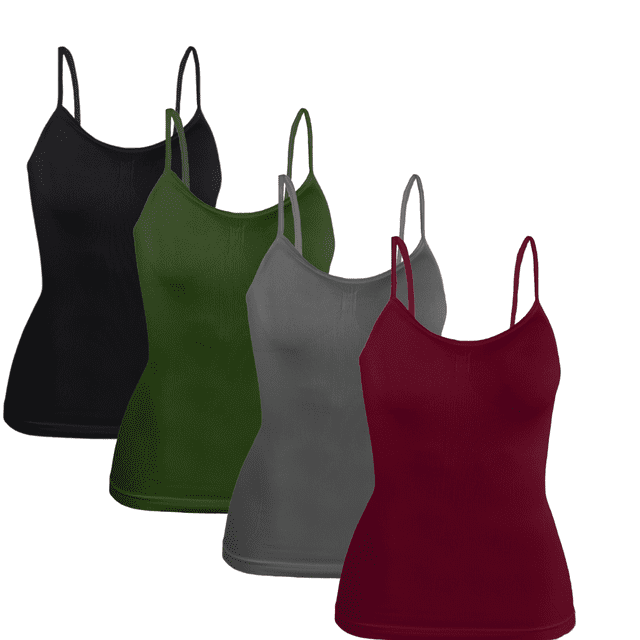 Set 4 Blusas Mujer Tirantes Casual Blusa Crop Top Dama