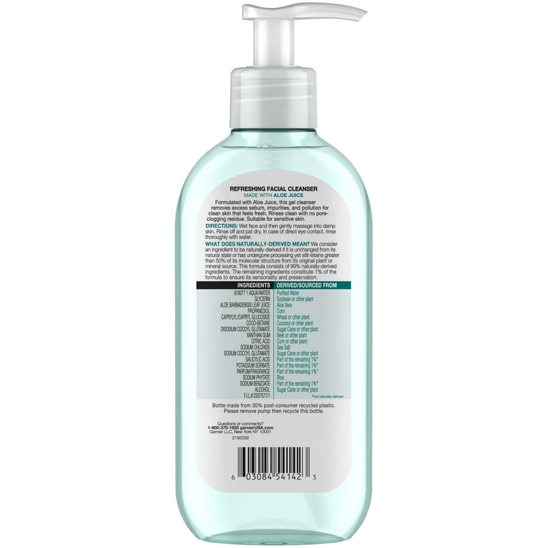 Garnier skinactive face wash cheap with aloe juice