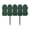 Green, variant on Evelyne Garden Border Edging: Wooden Fence Design - 8pcs Brown Yard Landscaping Fence Liner Lawn Edge Barrier - 10ft Kit of Decorative Lawn Landscape Panels Elements - GMT-10374-A08