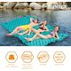 thumbnail image 3 of Giant Inflatable Floating Water Mat Relaxing Platform Pad for Pools and Lakes., 3 of 5