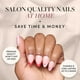 thumbnail image 2 of Press On Nails Glamnetic Pure Hearted Brillante Short Almendra, 2 of 6