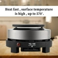 thumbnail image 2 of IFCOW Mini Electric Heater Stove, 500W 5.6 Inch Round Hot Plate Countertop Burner For Ceramic Glass Kettle Single Plate Cooktop, 2 of 18
