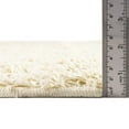 thumbnail image 5 of Unique Loom Comfort Solid Shag Collection Area Rug - Solace (7' Square Pure Ivory), 5 of 7