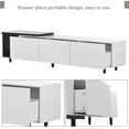 thumbnail image 6 of Royard Oaktree Extra Long TV Stand Fits TVs up to 90", Extended Media Console with Storage Drawers,, 6 of 7
