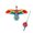 Green, variant on Dynamic Kite with Fishing Line Reel - Outdoor Beach Angling Themed Flying Wing Kite with Rod and Line for Family Outdoor Activities