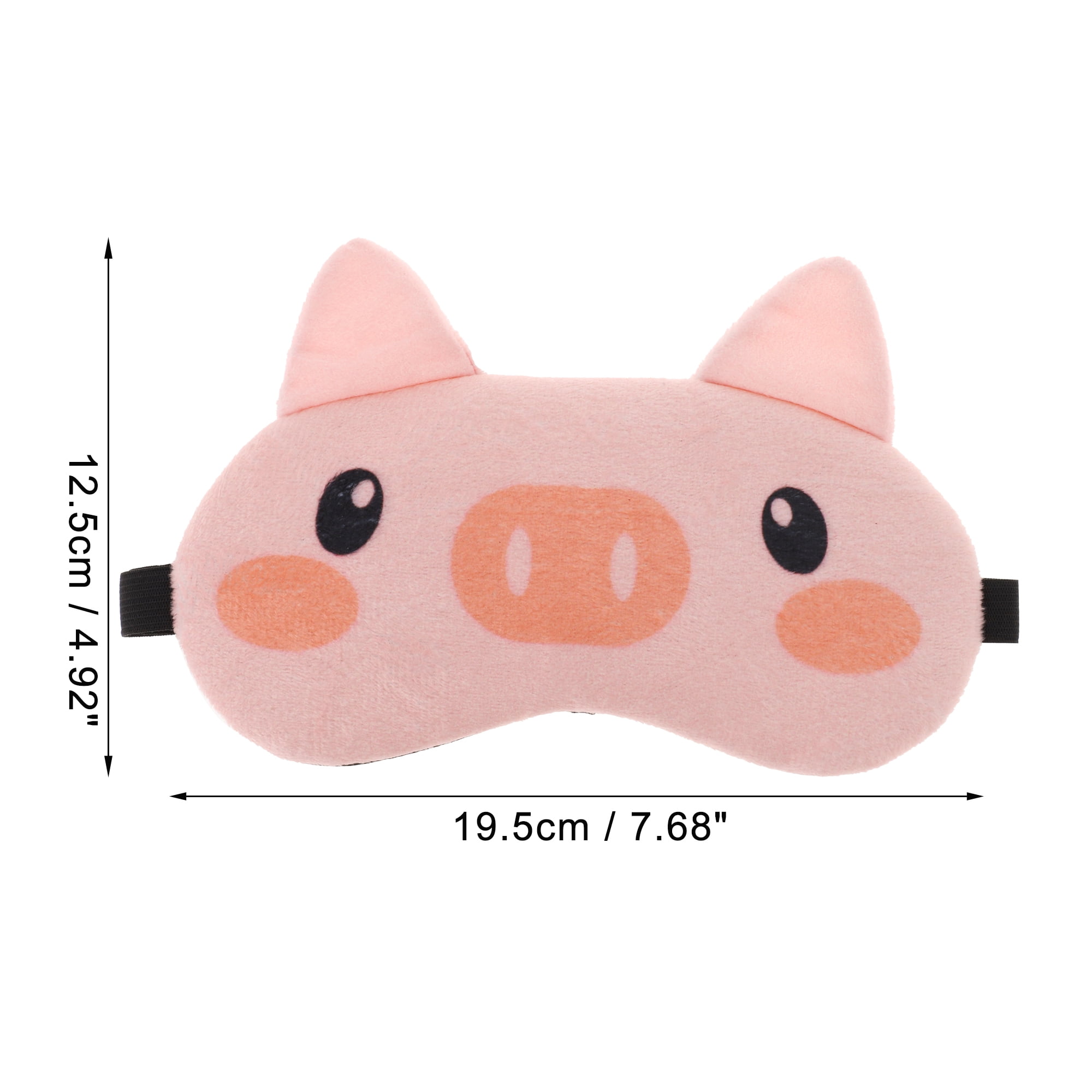 Unique Bargains Soft Shy Pig Eyes Sleep Mask Pink Comfortable Eye Cover for Sleep