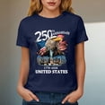 thumbnail image 6 of enyan Fourth Of July Outfit Women 250 Years America Anniversary 250th Independence Day Freedom T-Shirt Unisex and Wo Anniversary Outfits,Navy,S, 6 of 7