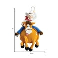 thumbnail image 6 of Personalized Horseback Riding Ornament - Equestrian Christmas Ornaments, Ranch Christmas Ornament, Horse Ornament, Equine Gifts for Horse Lovers - Cowboy Rider - Free Customization, 6 of 10
