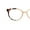 Z-Brown, variant on OCCI CHIARI Lightweight Designer Acetate Frame Stylish Reading Glasses for Women with Acrylic Clear Lens (Yellow, 4.00)