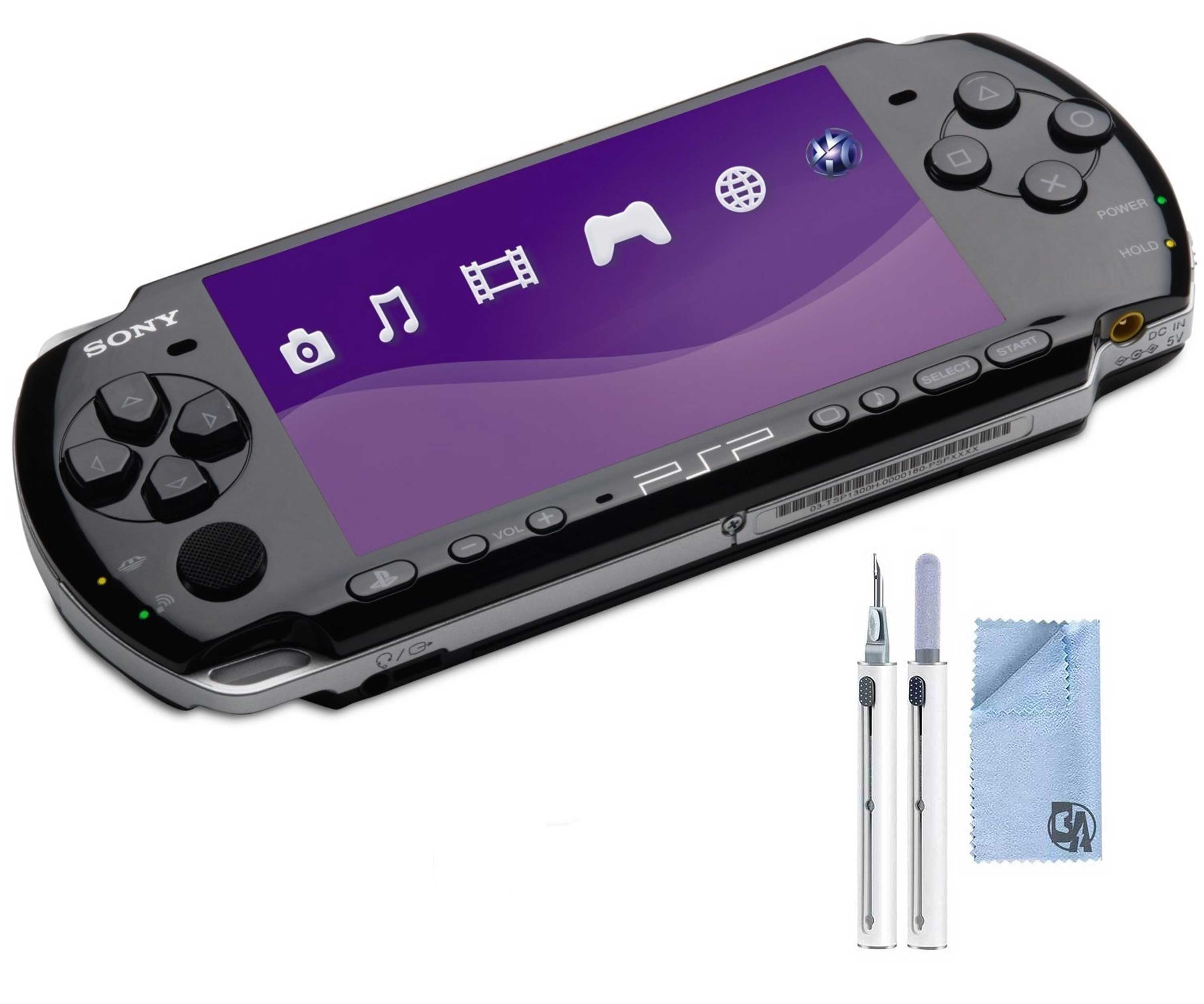 Sony PSP 3000 Console, Black, OEM, Portable PlayStation, WiFi