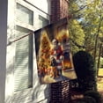 thumbnail image 2 of Bloodhound and Santa Claus House Flag 28 in x 40 in, 2 of 7