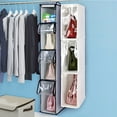 thumbnail image 4 of Wovilon Storage Bags 1Pc Handbag Organizer Homewares Nonwoven Hanging Closet Storage Bag, 4 of 4