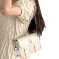 thumbnail image 2 of Women Shoulder Bag Cute Large Capacity Lightweight Waterproof Adjustable PU Lady Underarm Bag for Summer Beige Free Size, 2 of 8