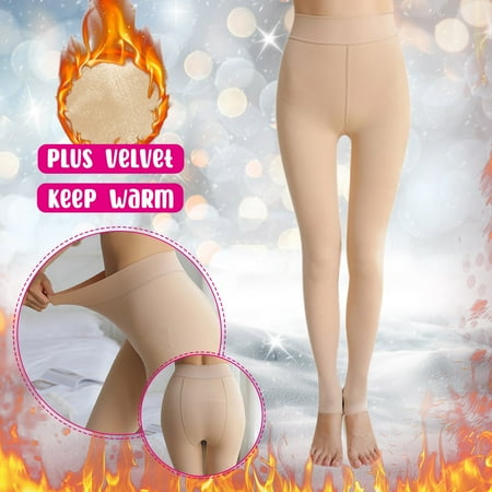 

Women Socks Winter Ladies Elastic Solid Color Stepping Socks 220G Plus Velvet Medium Thickness Christmas Gifts Socks for Women