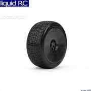 Jetko Tires 1006DBUSG Positive 1/8 Buggy Tires Mounted On Black Dish Rims Ultra