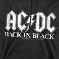 thumbnail image 3 of AC/DC Mens Back In Black Hoodie, 3 of 5