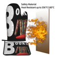 thumbnail image 5 of Bingfone Books1 Print Oven Mitts Pot Holders Set 2 PCS for Kitchen for Cooking Grilling Baking BBQ Pot Holders Cook Essentials, 5 of 7
