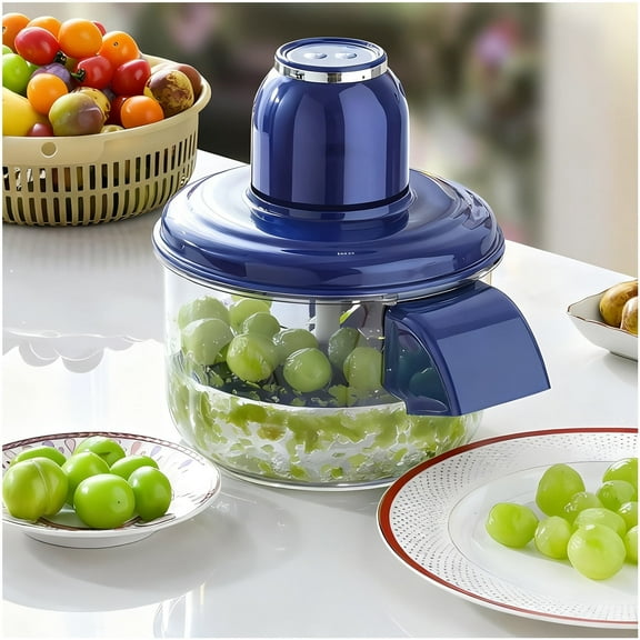 NIBERDA Electric Grape Peeling Machine, Garlic Peeler Machine Automatic Fruit Vegetable Rechargeable Peeler Skin Remover Tool for Kitchen
