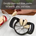thumbnail image 2 of Mainstays Black Apple Wedger with Stainless Steel Blades, Ergonomic Grip, 2 of 9