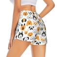 thumbnail image 3 of Fotbe Dog Faces Womens High Waist Running Shorts Athletic Workout Quick Dry Shorts for Women with Pockets Gym Yoga Summer Shorts-X-Large, 3 of 9