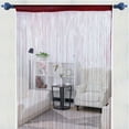 thumbnail image 4 of PiccoCasa 1 Panel Door String Curtain Fringe Panel, 39"x79" Dark Red, 4 of 6