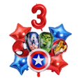 thumbnail image 5 of juego de globos de aluminio de la Alianza de los Vengadores de Marvel, Spider-Man, Hulk, decoración para fiesta de cumpleaños infantil, Iron Man Hero Ball, regalo, 5 of 5