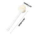 thumbnail image 3 of Double Sided Bath Brush with Long Handle, Soft Bristle Back Scrubber for Exfoliating & Circulation, Ergonomic Grip for Men & Women, 38x10cm, 3 of 5