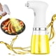 thumbnail image 4 of Rociador de Aceite EléCtrico para Cocinar, Botella Dispensadora de de 8 Onzas, de Vidrio con Atomizador Mister Spritzer, Color Blanco, 4 of 5